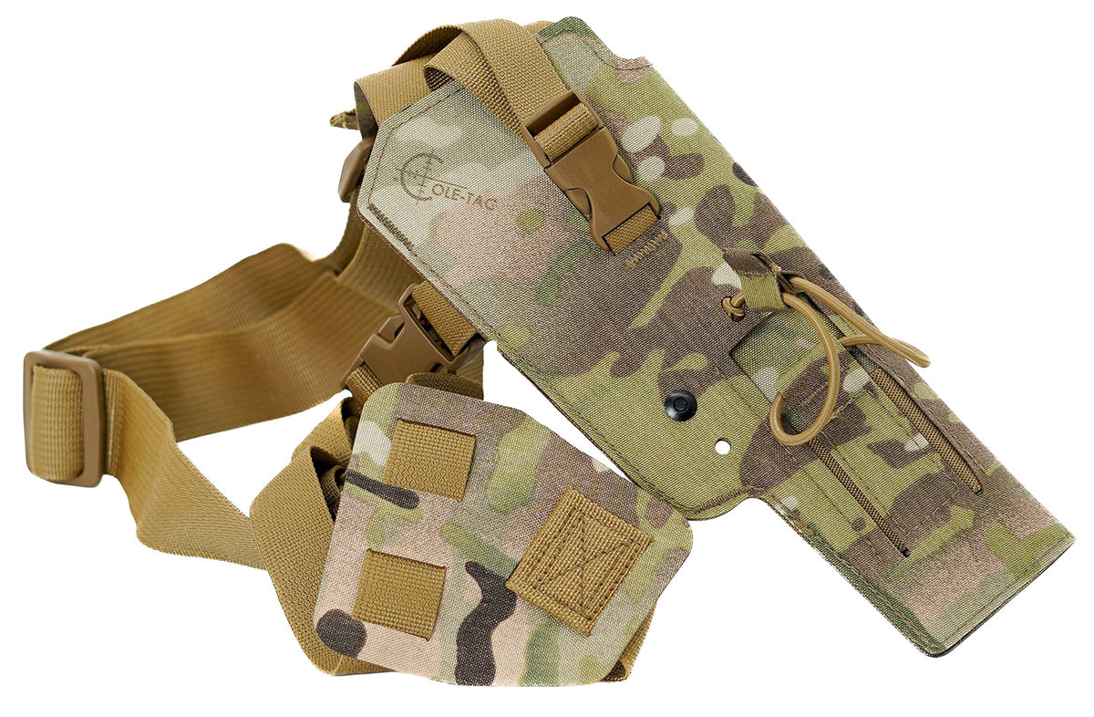 Cole-tac VW113 Varmint Wrangler Pistol Holder Multi-Cam Right Hand
