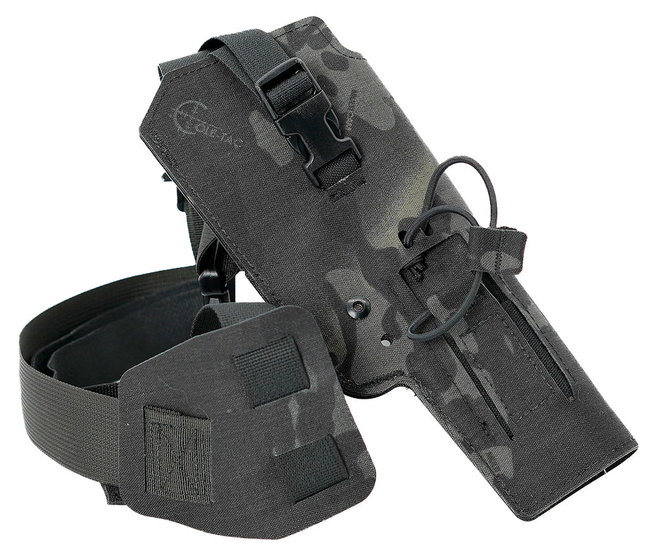 Cole-tac VW115 Varmint Wrangler Pistol Holder Multi-Cam Black Right Hand
