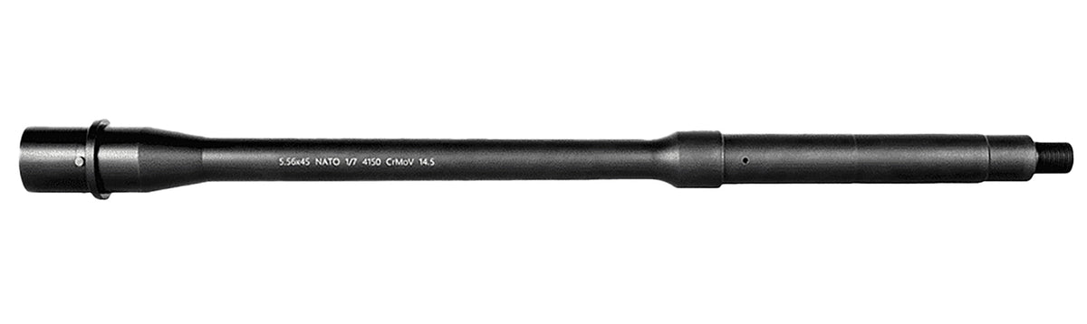 Lead & Steel Llc LS556GOV-MID-14.5 5.56mm 14.50" Government Profile Features M4 Feed Ramps