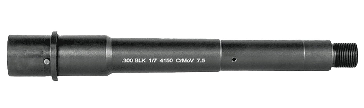 Lead & Steel Llc LS300-7.5 300 Blackout 7.50" Government Profile Features M4 Feed Ramps