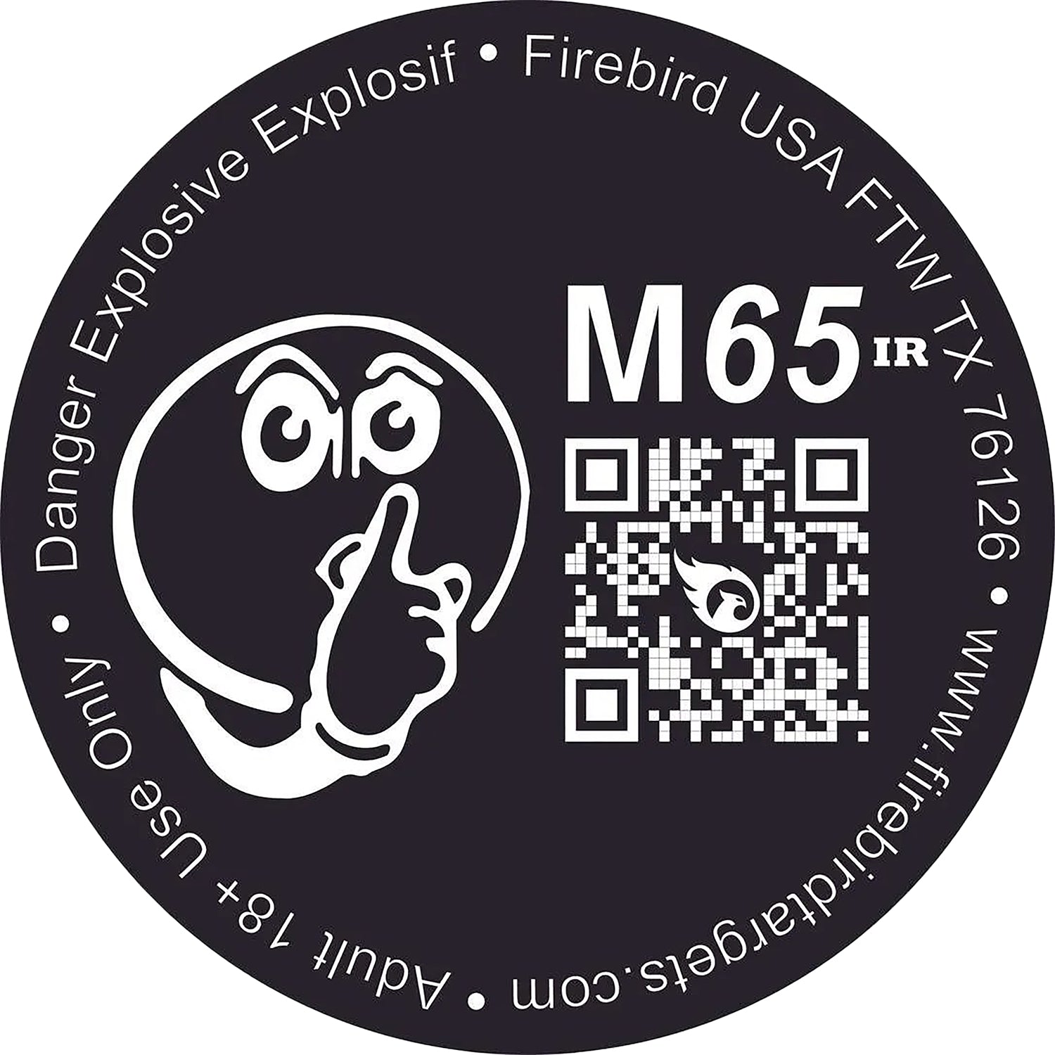 Firebird USA M65IR M65IR Moving Trajectory/Static Impact Enhancement Flash/Smoke/Sound Universal Firearm 65mm 10 Targets
