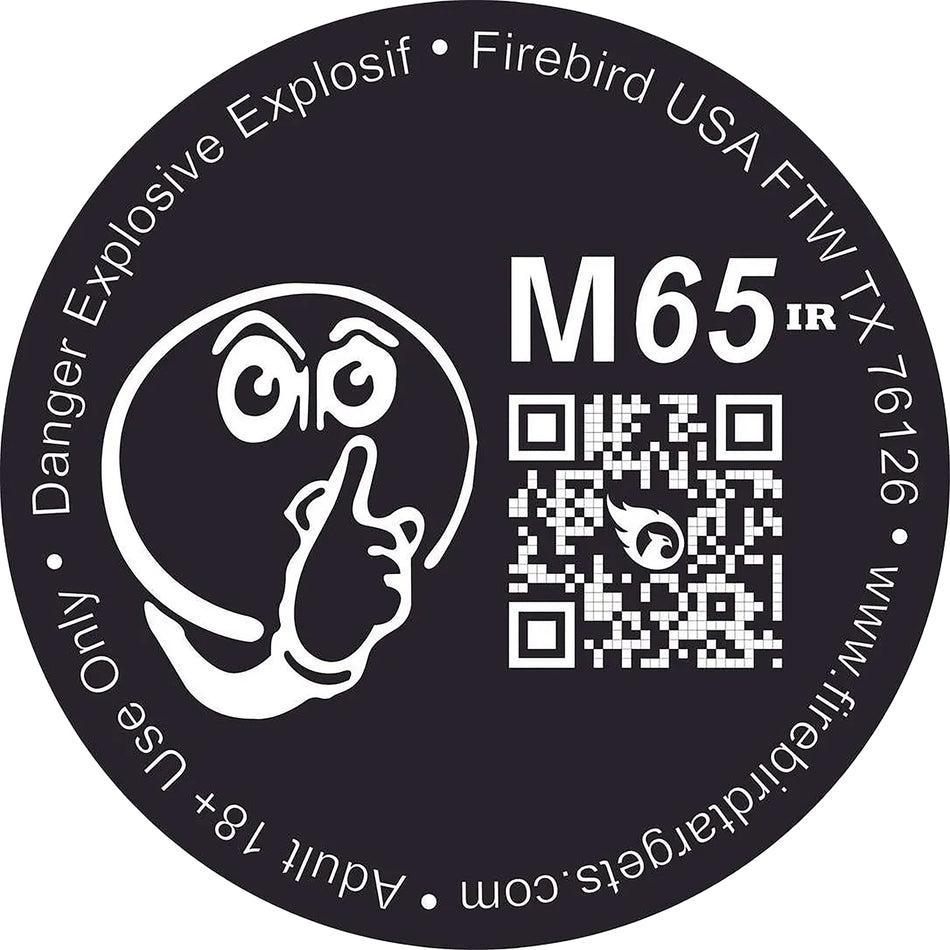 Firebird USA M65IR M65IR Moving Trajectory/Static Impact Enhancement Flash/Smoke/Sound Universal Firearm 65mm 10 Targets