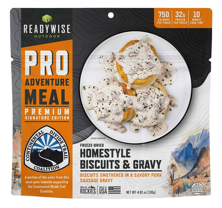 Wise Foods RW05403 Pro Meal Biscuits and Gravy 2 Servings 6 Per Case 850063052702