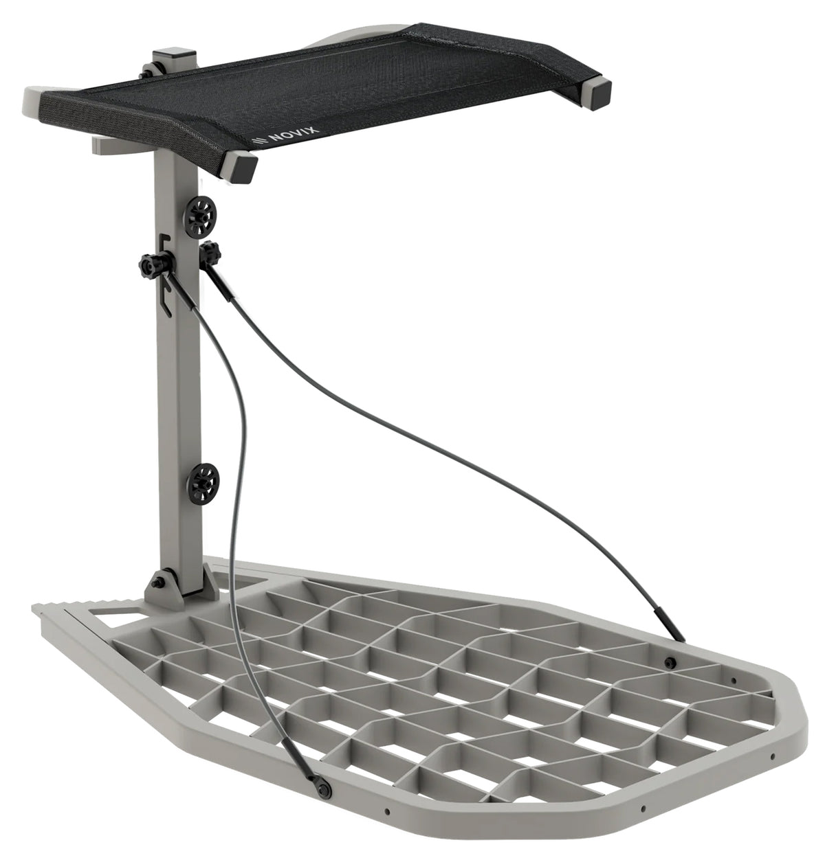 NOVIX NX-RHO Raider Hang On Treestand Classic Aluminum