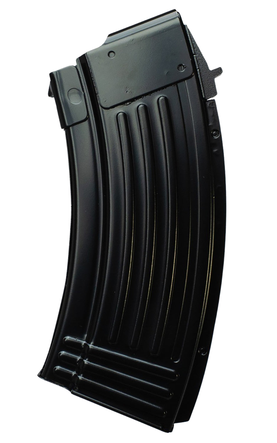 Global Ordnance LLC 810091157428 20rd Fully Ribbed 7.62x39mm Fits AK-47 Black Steel