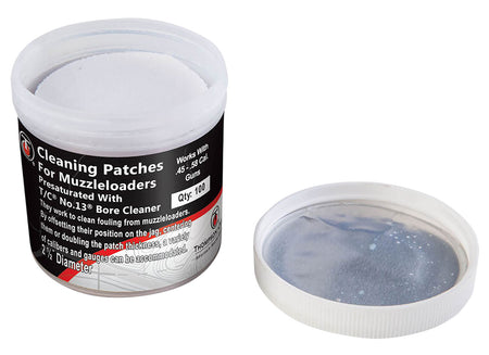 TCA 9036R NUMBER 13 BORE CLEANER PATCHES 2.5"100CT