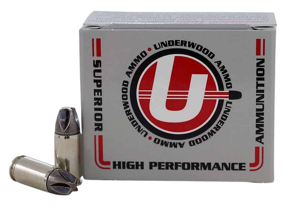 Underwood Ammo 9mm Luger / Parabellum Platinum Edition Xtreme Defender +P 90gr Solid Ammo