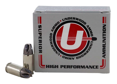 Underwood Ammo 9mm Luger / Parabellum Platinum Edition Xtreme Defender +P+ 90gr Solid Ammo