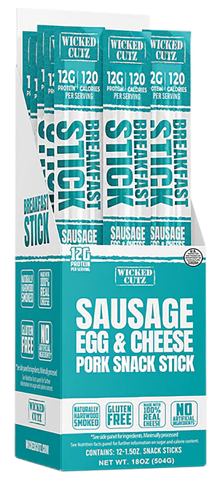 WICKED CUTZ WCBR12SEC SAUSAGE/EGG/CHEESE STICKS 12