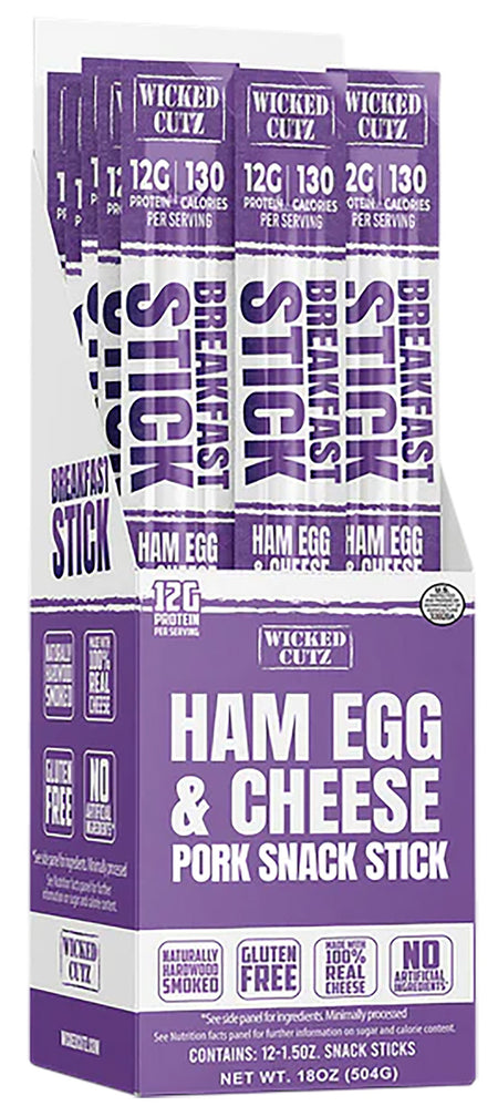 WICKED CUTZ WCBR12HEC HAM/EGG/CHEESE STICKS 12