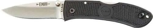 KA-BAR DOZIER 2.25 IN MINI FOLDER KNIFE BLK DROP POINT W POCKET CLIP
