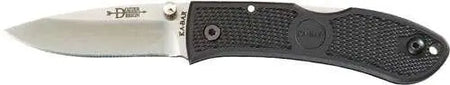 KA-BAR DOZIER 2.25 IN MINI FOLDER KNIFE BLK DROP POINT W POCKET CLIP