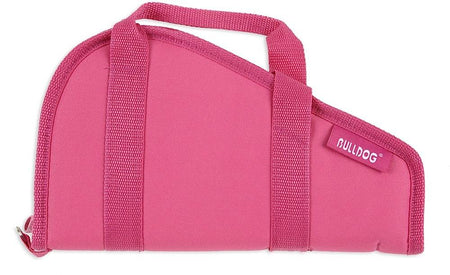 Bulldog Small Pistol Rug with Pocket and Handles Nylon Pink 12" x 6"