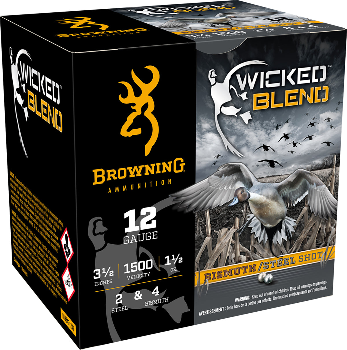 Browning  12 Gauge 3.5 in 1-1/2 oz #2 / 4