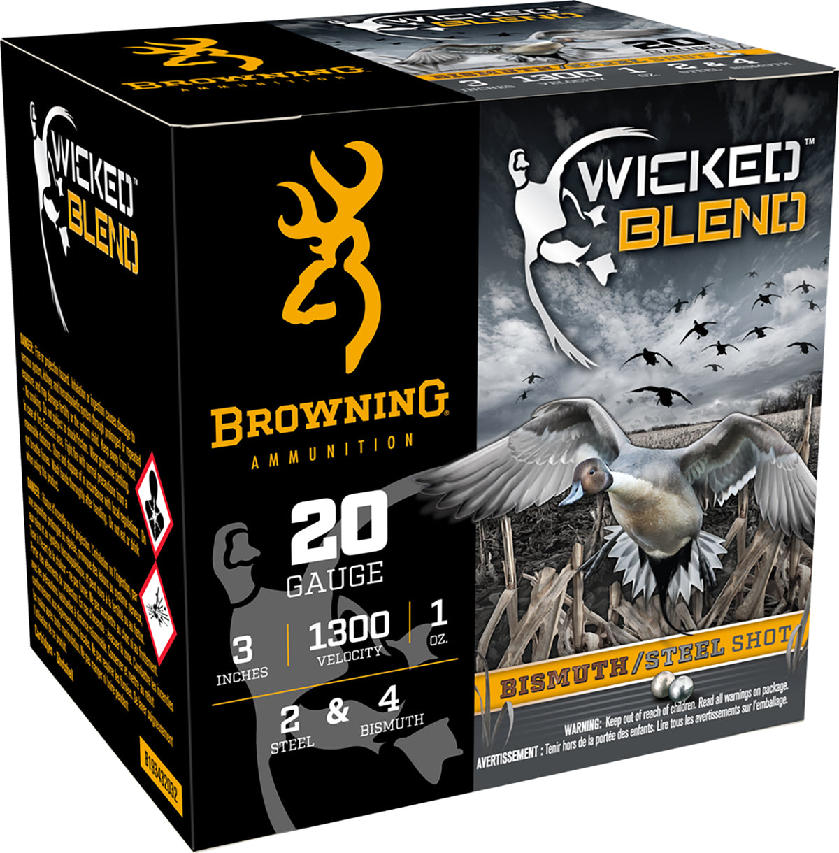 Browning  20 Gauge 3 in 1 oz #2 / 4
