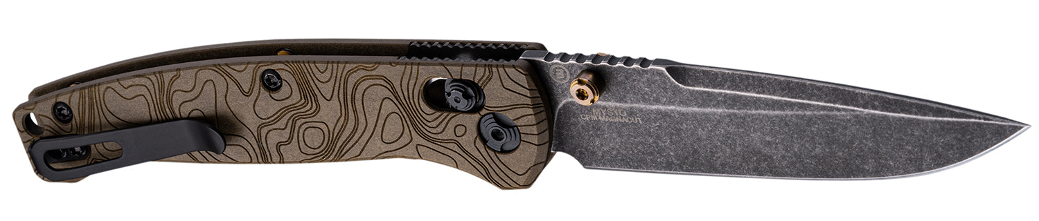 HOGUE MYSTO 3.4" ABLE LCK FLDR CLIP POINT STONEWASH EARTH