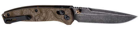 HOGUE MYSTO 3.4" ABLE LCK FLDR CLIP POINT STONEWASH EARTH