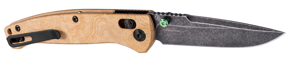 HOGUE MYSTO 3.4" ABLE LCK FLDR CLIP POINT MAPLE VALLEY WOOD