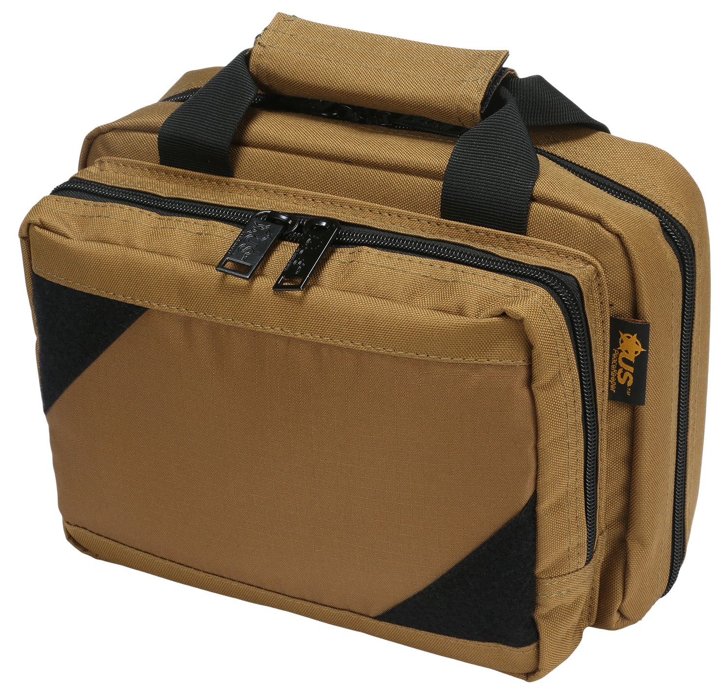 US PeaceKeeper Macro Mini Range Bag, 13.5"x9.5"x3", Ripstop Nylon and 1000 Denier Nylon, Tan P21309
