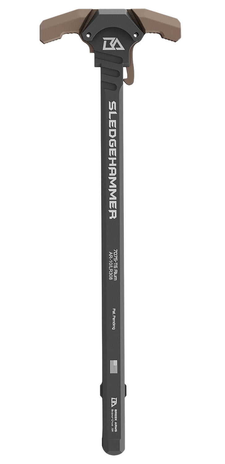 BREEK ARMS SLEDGEHAMMER AR-10 AMBIDEXTROUS CHARGING HANDLE - FLAT DARK EARTH