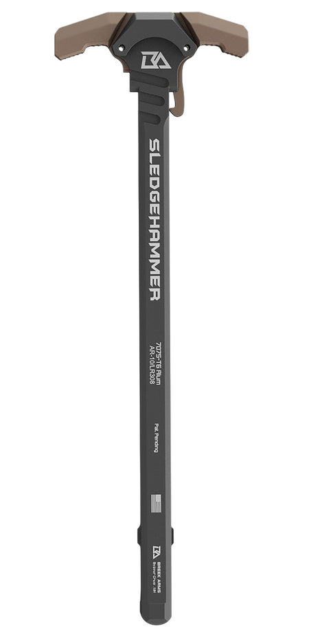 BREEK ARMS SLEDGEHAMMER AR-10 AMBIDEXTROUS CHARGING HANDLE - FLAT DARK EARTH