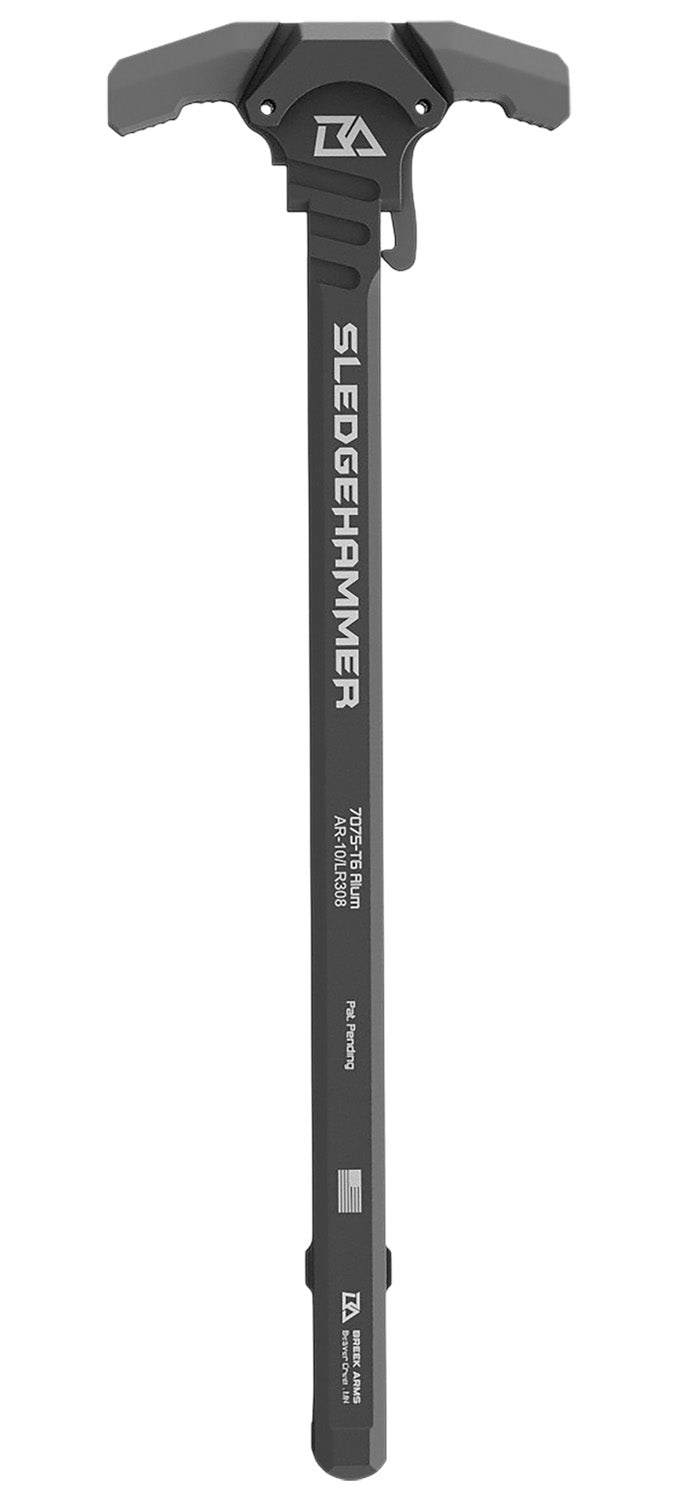 BREEK ARMS SLEDGEHAMMER AR-10 AMBIDEXTROUS CHARGING HANDLE - GRAY