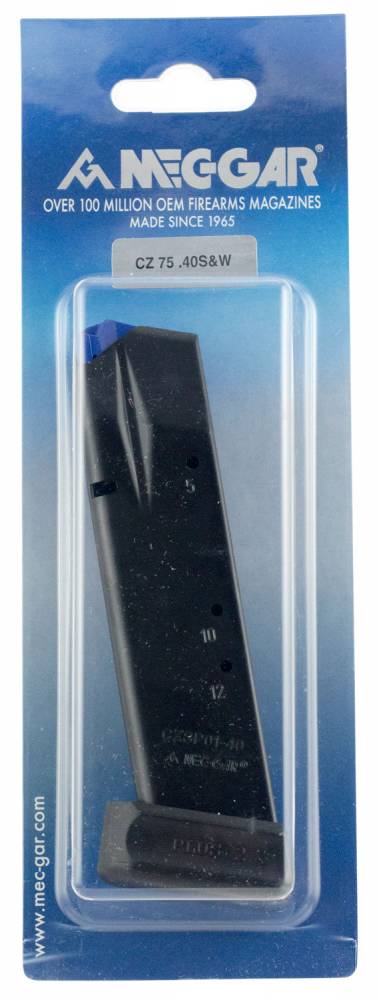 MEC-GAR MGCZ4014AFC CZ 40 S&W 75B, 85B, SP-01, Shadow, Shadow 2 13rd Blued Extended
