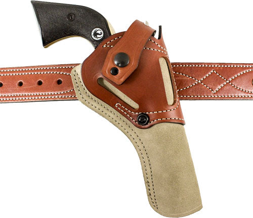 DESANTIS WILD HOG HOLSTER LTHR AMBI RUGER SINGLE SIX 5.5" NAT