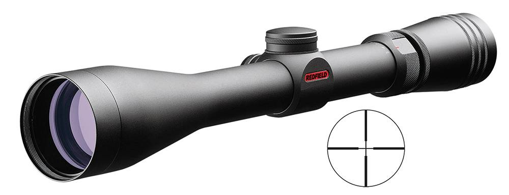 Redfield Optics 67090 Revolution  3-9x 40mm Obj 32.9-13.1 ft @ 100 yds FOV 1" Tube Black Matte Finish 4-Plex