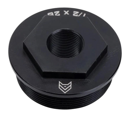 Angstadt Arms Direct Thread Adapter, 1/2X28 Thread Pitch to HUB, Black AAHUBDT228