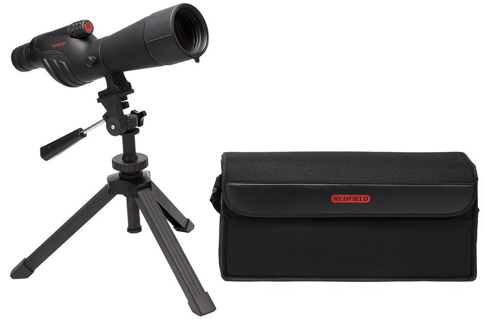 Redfield Optics 67600 Rampage Kit 20-60x 60mm 114-51 ft @ 1000 yds FOV .66"-.55" Straight Black
