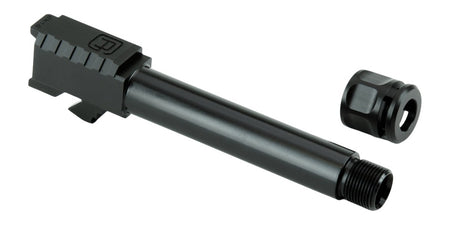 Griffin Armament ATM, Fits Glock 19 Gen 5, 9MM, 4.5" Threaded Stainless Steel Barrel, Black Nitride Finish, 1/2X28 Threads, Includes Micro Carry Comp GAG19G5TB