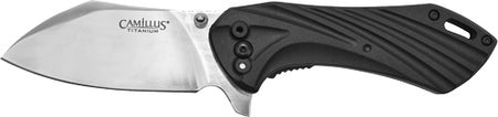 CAMILLUS CHUNK FOLDING CLEAVER 7.25" OAL STAINLESS/BLACK