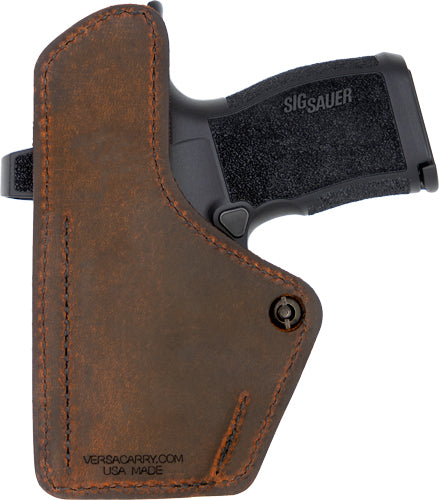 VERSACARRY COMPOUND CUSTOM IWB HOLSTER POLY SW SHIELD EZ BRN
