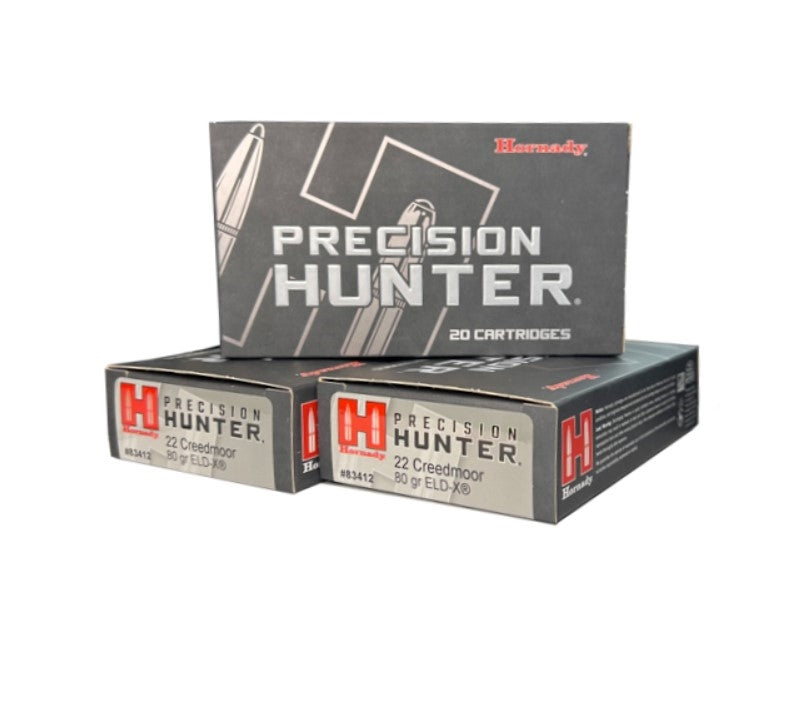 Hornady .22 Creedmoor Precision Hunter 80gr ELD-X Ammo