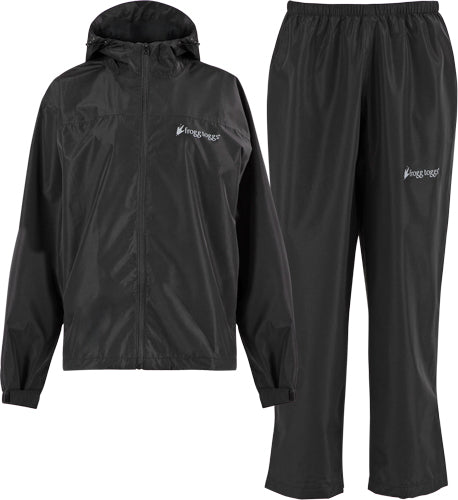 FROGG TOGGS MEN'S VAPOR RAIN SUIT BLACK XL/2X