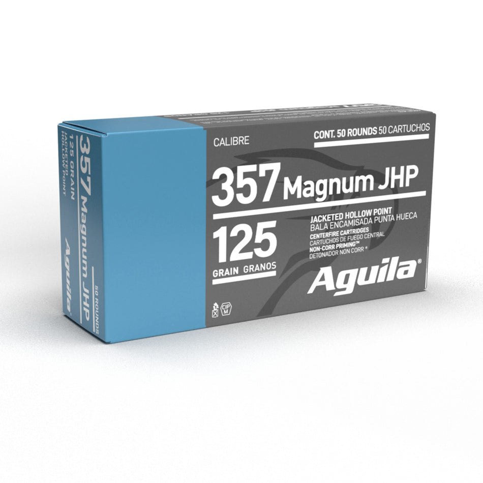 Aguila .357 Magnum 125 Grain Jacketed Hollow Point Ammo