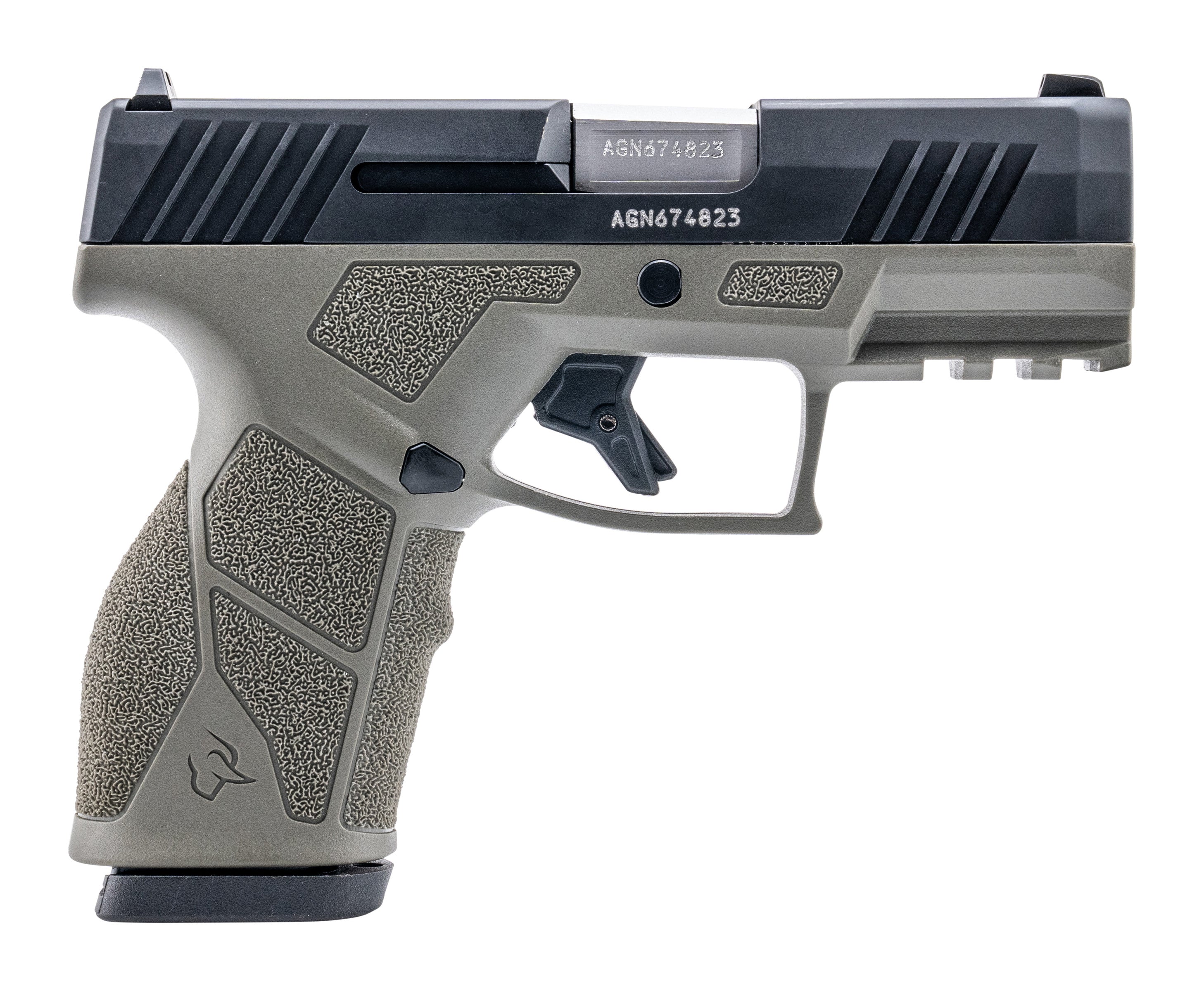 Taurus 1-GX2931O GX2 9mm Luger 13+1 3.37" Matte Stainless Steel Barrel, Matte Black Serrated Stainless Steel Slide, OD Green Polymer Frame w/Picatinny Rail, Polymer Grip