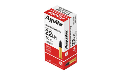 Aguila .22 LR Standard Velocity 40gr Lead Solid Point Ammo