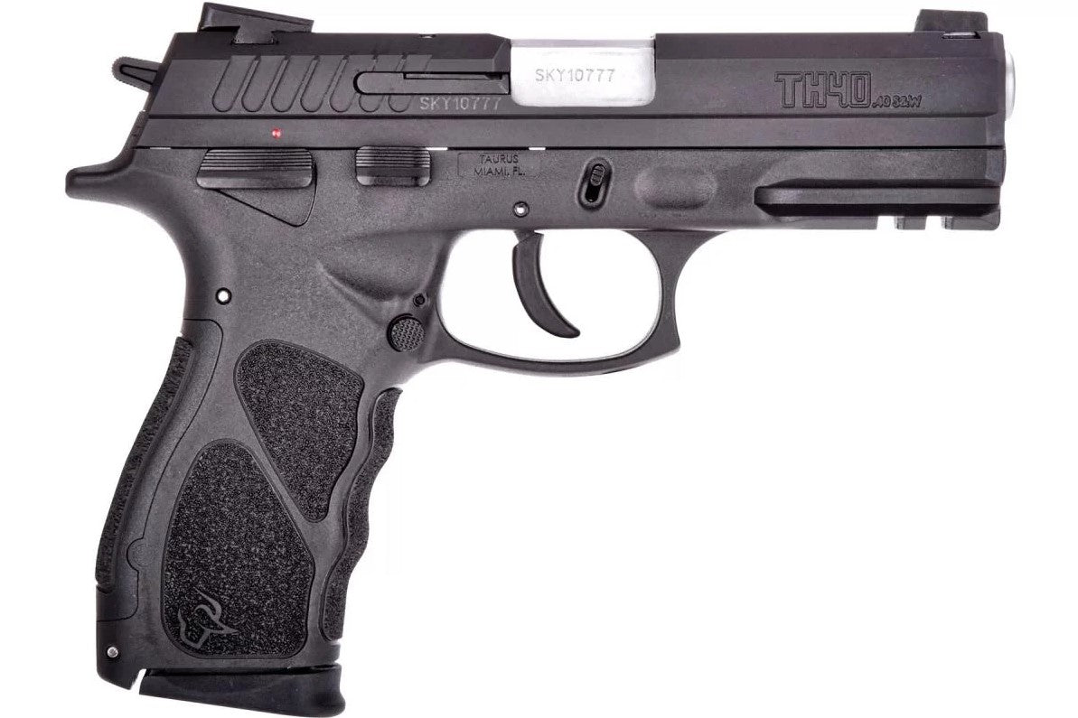 Taurus 1-TH40C031-10 TH Compact Frame 40 S&W 10+1 3.54" Matte Black Alloy Steel Serrated Slide, Black Polymer Frame