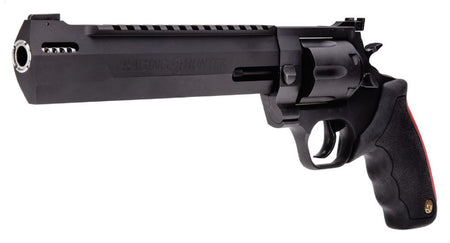 Taurus 2440081RH-DLX Raging Hunter 44 Rem Mag 5rd 8.37" Matte Black Oxide Cylinder Matte Black Aluminum Black Rubber with Integrated Red Cushion Insert Grip Includes Case