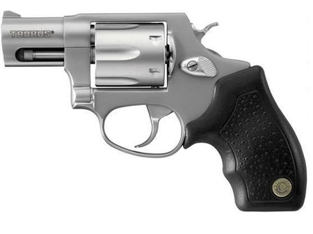 Taurus 2-85629 856 *CA Compliant Small 38 Special +P 6 Shot 2" Matte Stainless Steel Barrel, Cylinder & Frame, Black Finger Grooved Rubber Grip, Transfer Bar Safety, Exposed Hammer