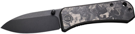 WE KNIFE BANTER 2.9" MARBLE CARBON FIBER/BLACK STONEWASH