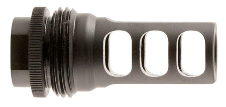SilencerCo AC1733 ASR Muzzle Brake Black Steel with 5/8"-24 tpi Threads for 458 Cal