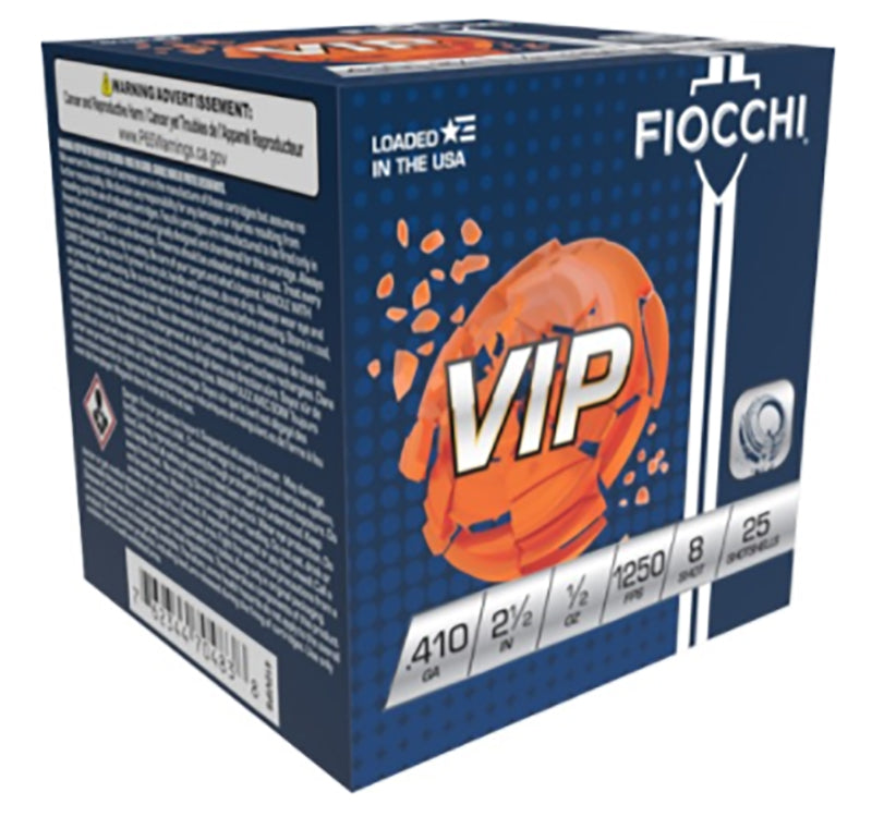 Fiocchi Exacta Target VIP .410 Bore 2.5 in 1/2 oz #8