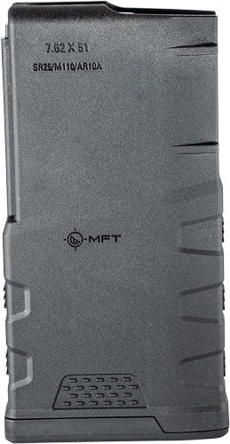 MFT MAGAZINE AR10/SR25 7.62X51 308 WIN 20RD BLACK POLYMER