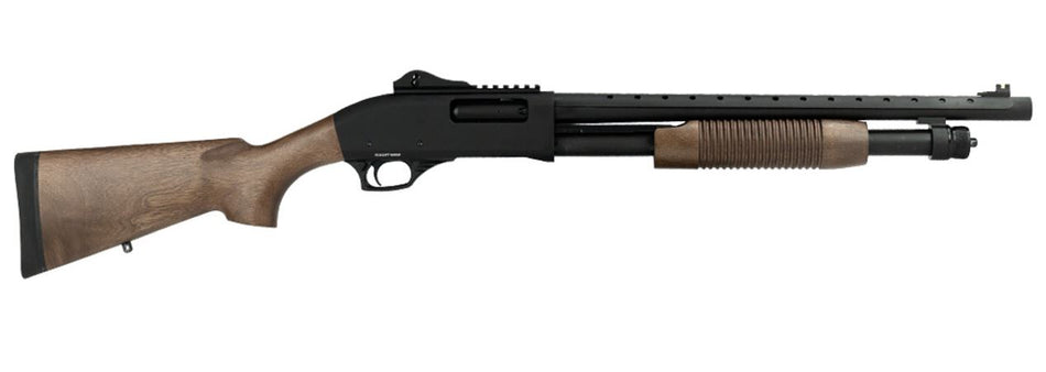 Tokarev USA 21000408 TX3 12 Gauge 18.50" 3" 5+1, Black Metal Finish, Turkish Walnut Stock, Fiber Optic & Ghost Ring Sight (Accepts Mossberg 590 Furniture)