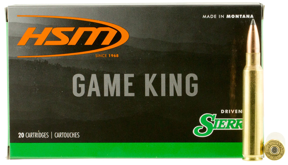 HSM .338 RUM Sierra Game King 215gr JSP Ammo