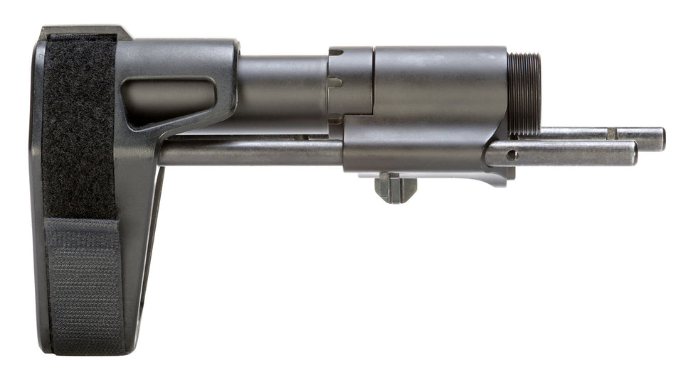 SB Tactical PDW01SB PDW Black Elasto-Polymer 3-Position Adjustable for AR-Platforms (Tube Included)