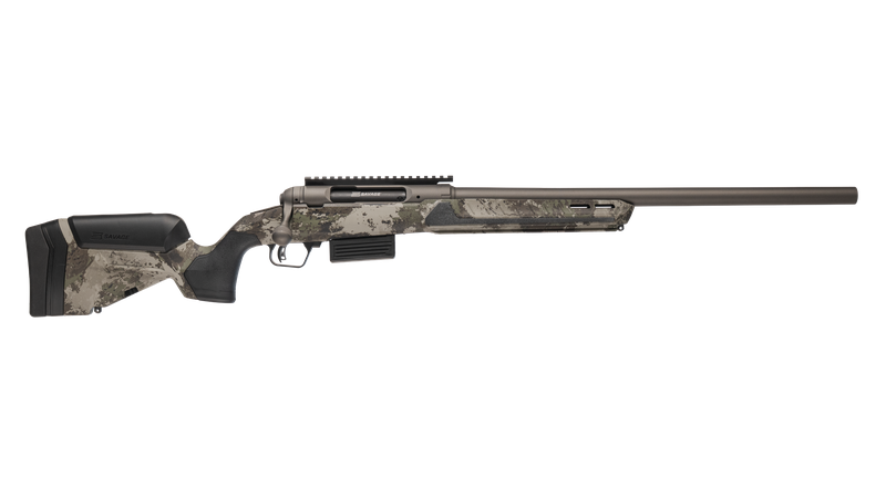 Savage Arms 32805 220 Harvester Full Size 20 Gauge Bolt 2rd 22" Slug Barrel, AccuStock w/AccuFit V2 Savage Woodland Camo Synthetic Stock, Right Hand
